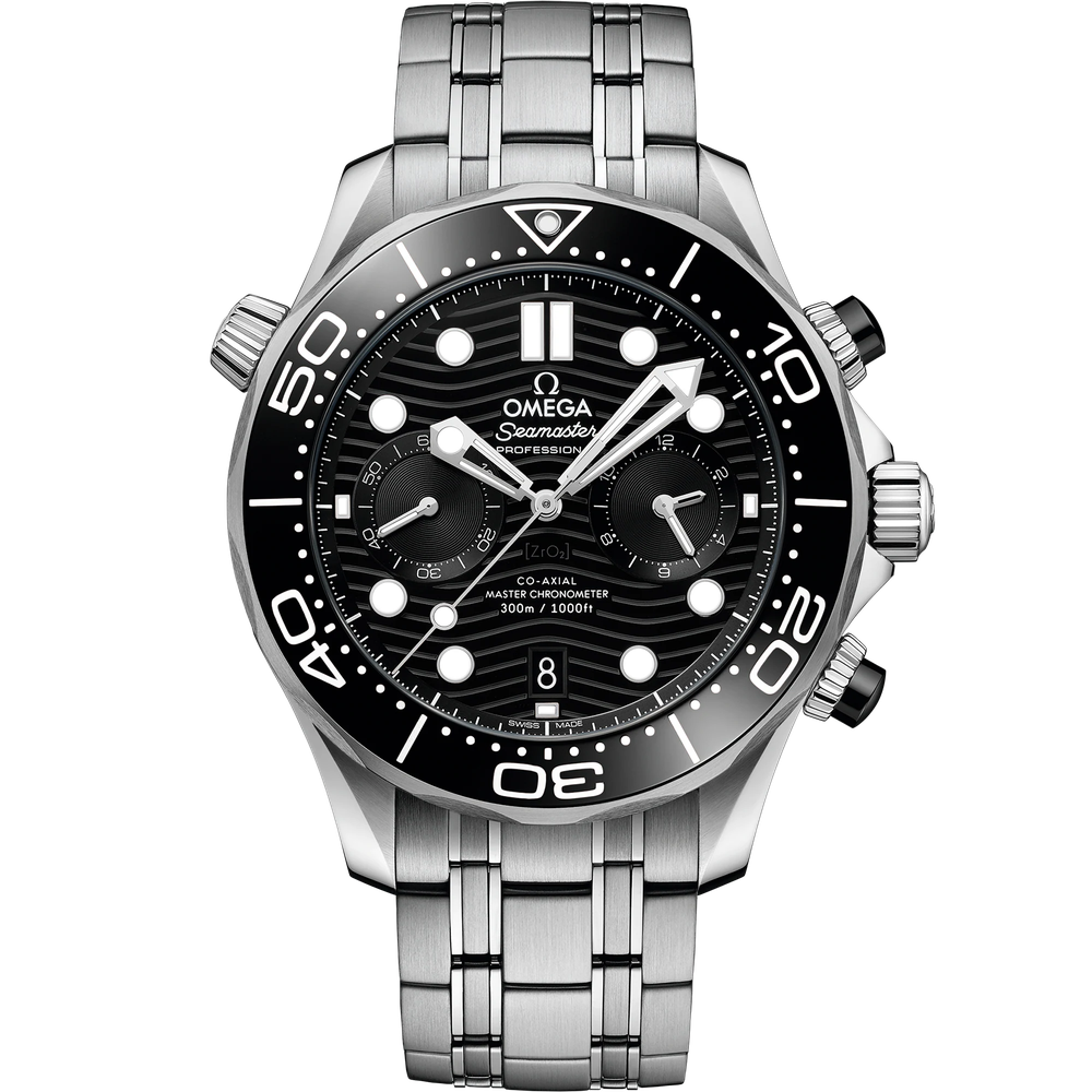 SEAMASTER DIVER 300M 44 MM, STEEL ON STEEL
