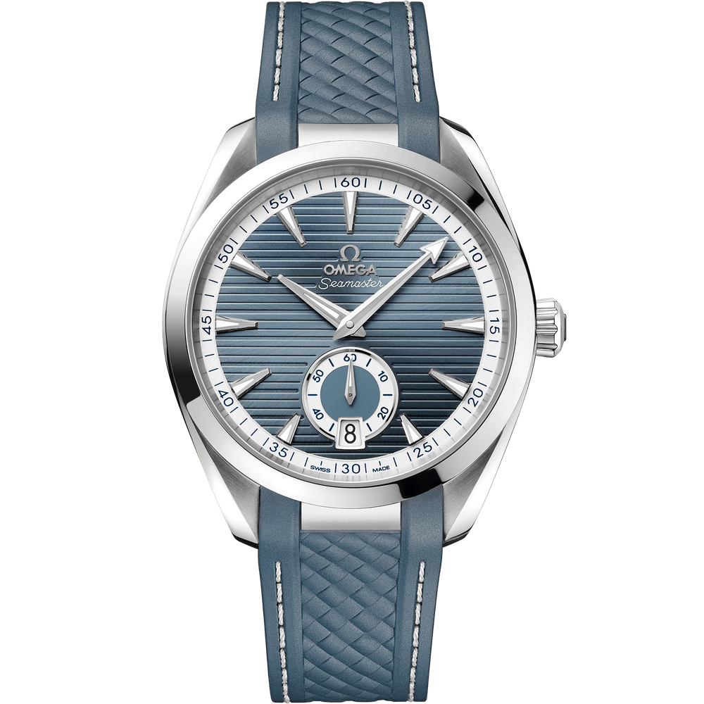 SEAMASTER AQUA TERRA 150M 41 MM, STEEL ON RUBBER STRAP