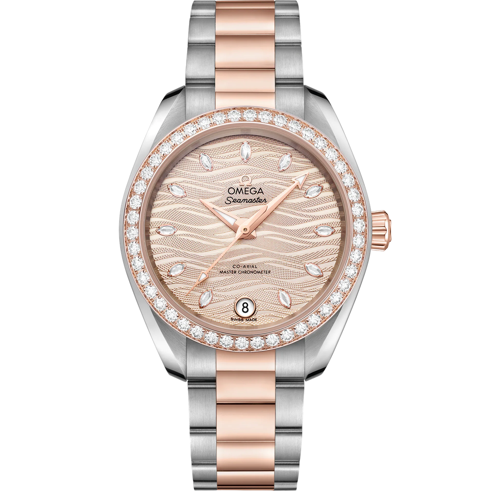 SEAMASTER AQUA TERRA 150M 34 MM, STEEL - SEDNA™ GOLD ON STEEL - SEDNA™ GOLD