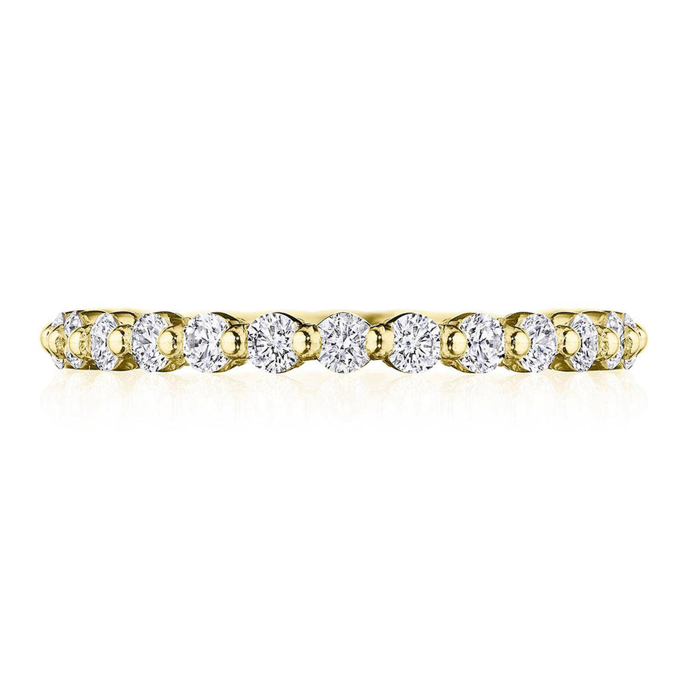 Round Diamond Wedding Band, 2mm