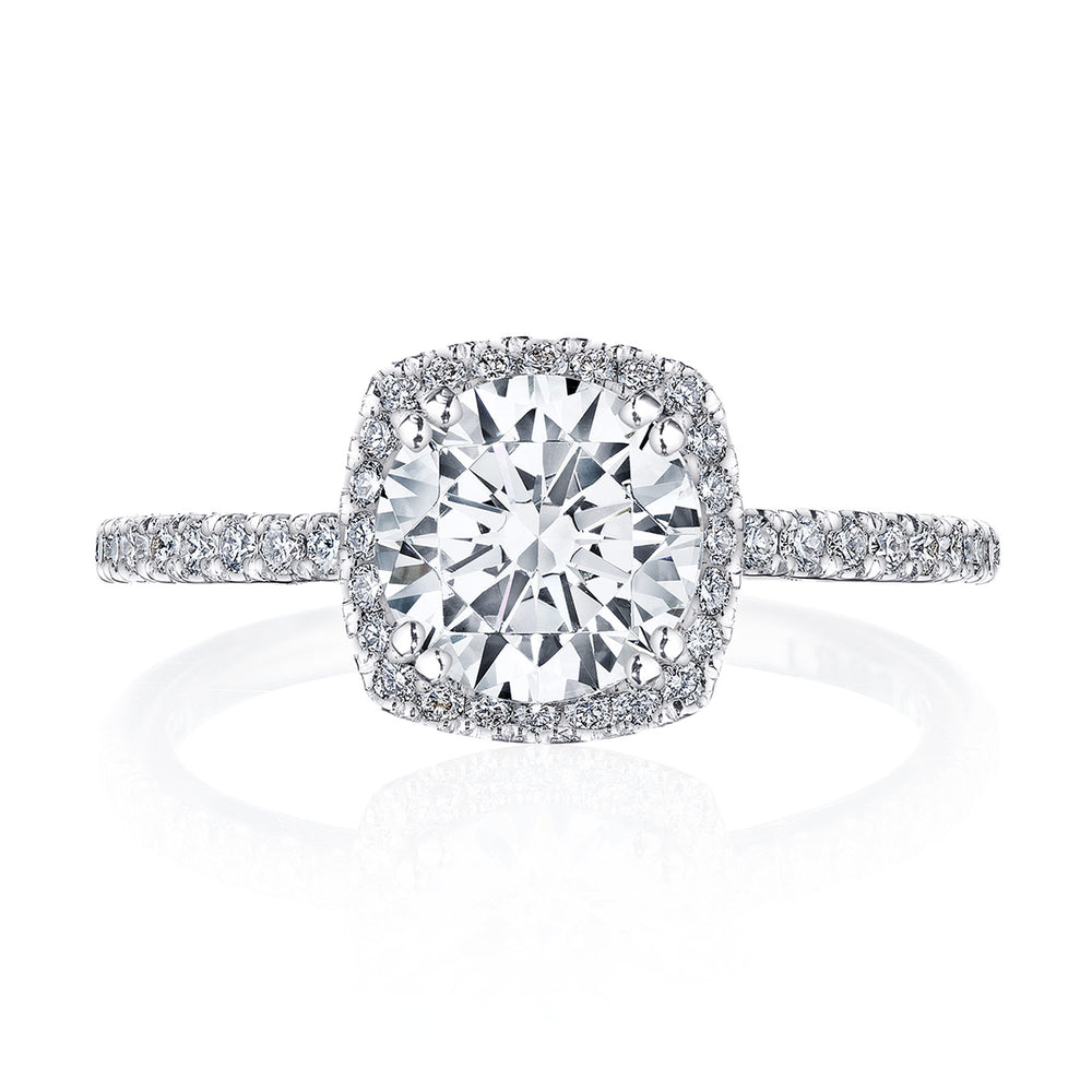 Cushion Bloom Engagement Ring