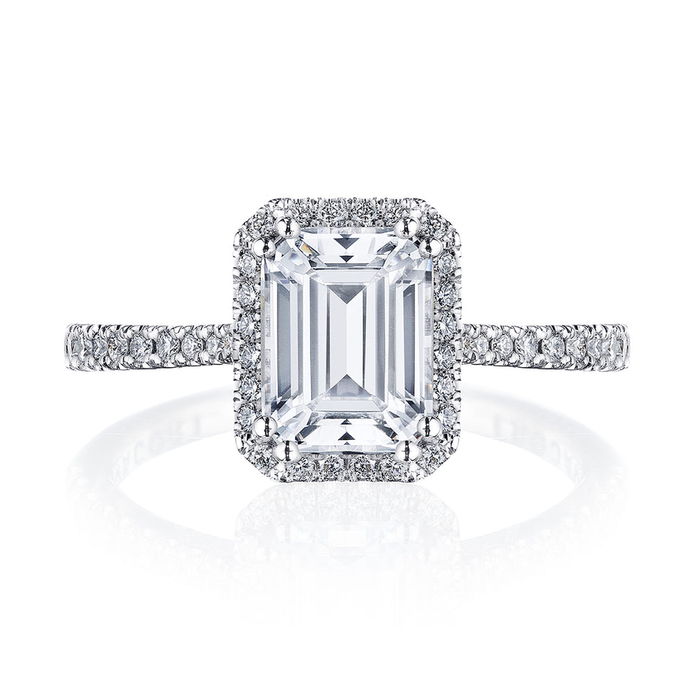 Emerald Bloom Engagement Ring