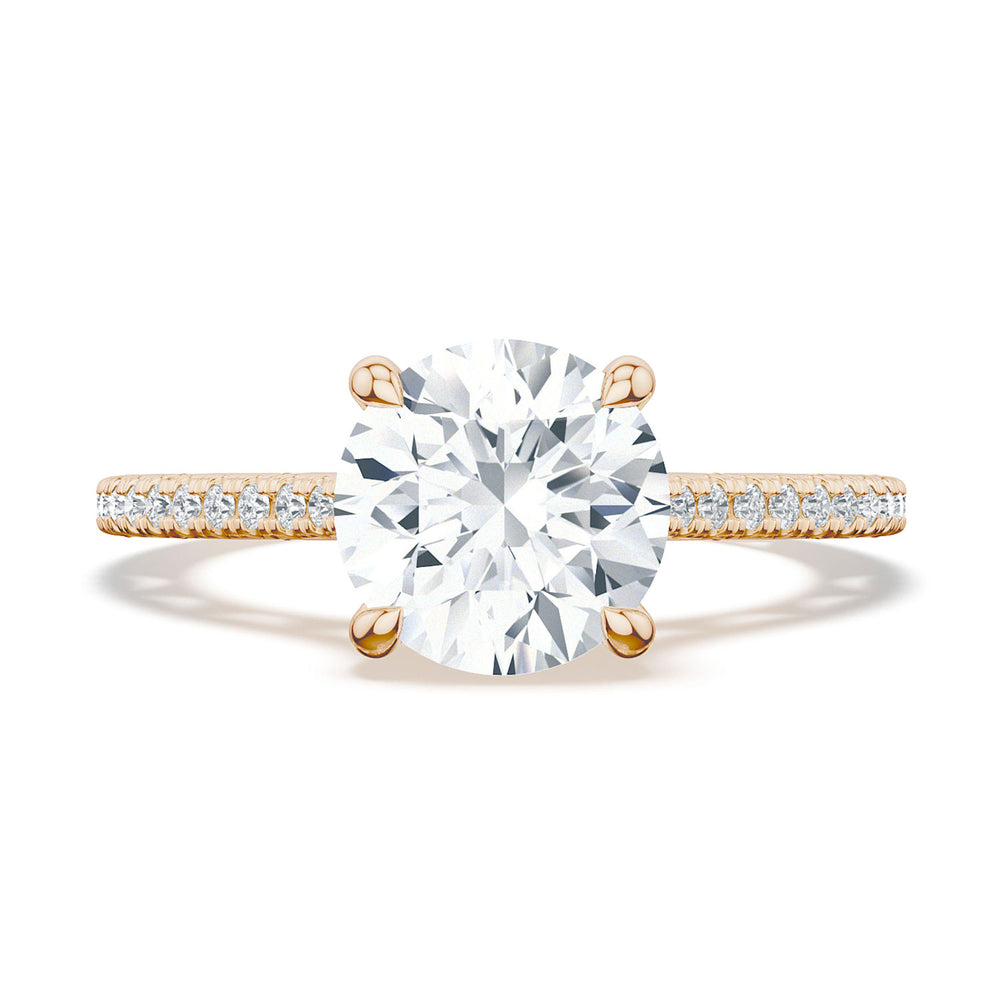 Round Solitaire Engagement Ring