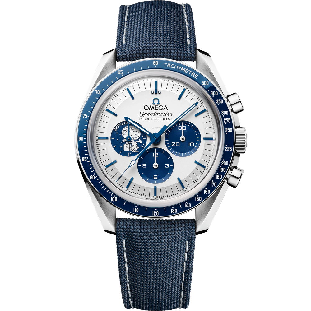 SPEEDMASTER ANNIVERSARY SERIES 42 MM, STEEL ON COATED NYLON FABRIC STRAP