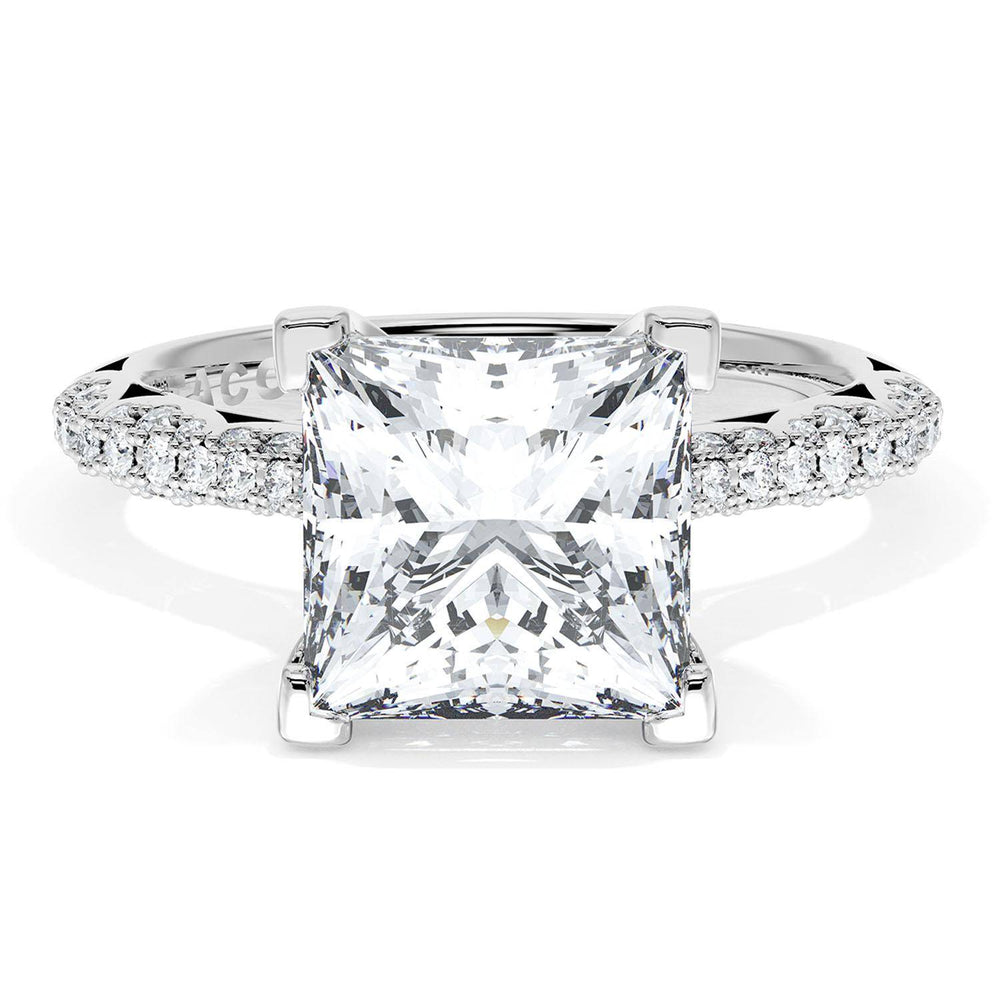 Princess Bloom Engagement Ring