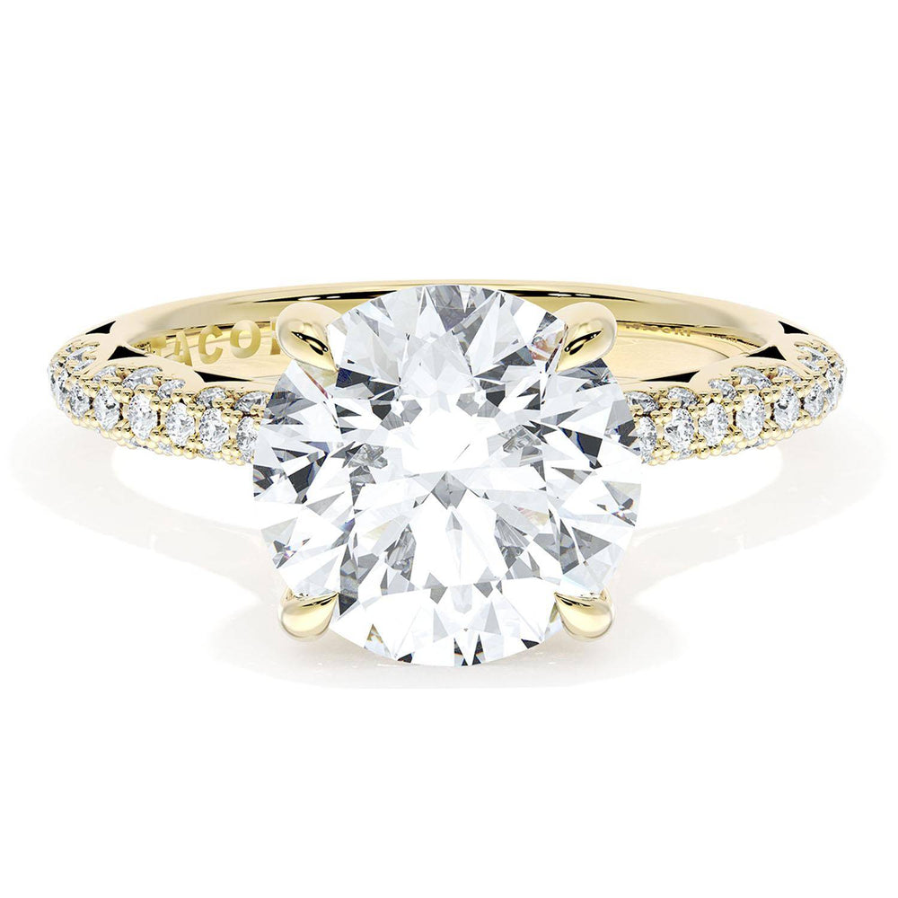 Round Bloom Engagement Ring