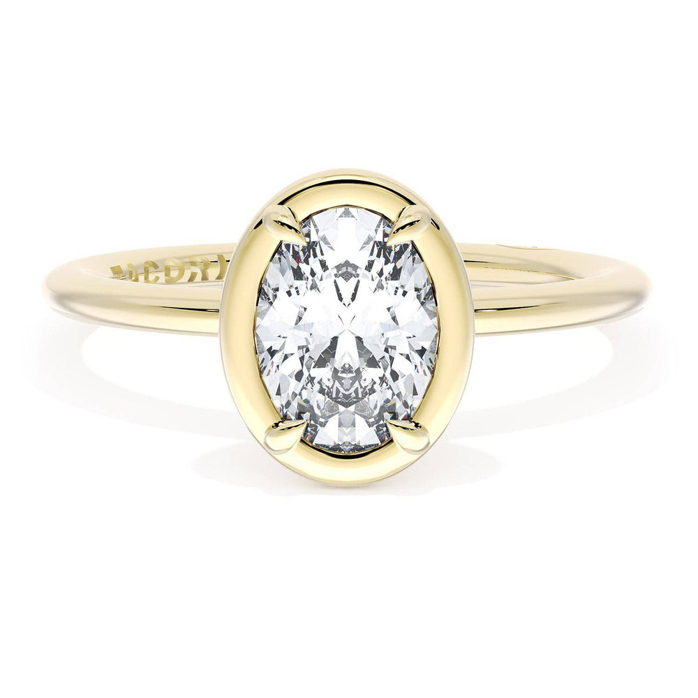 Oval Solitaire Engagement Ring