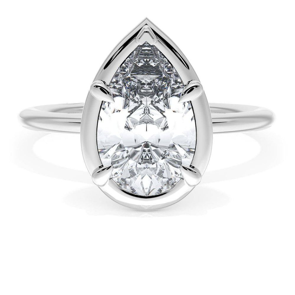 Pear Solitaire Engagement Ring