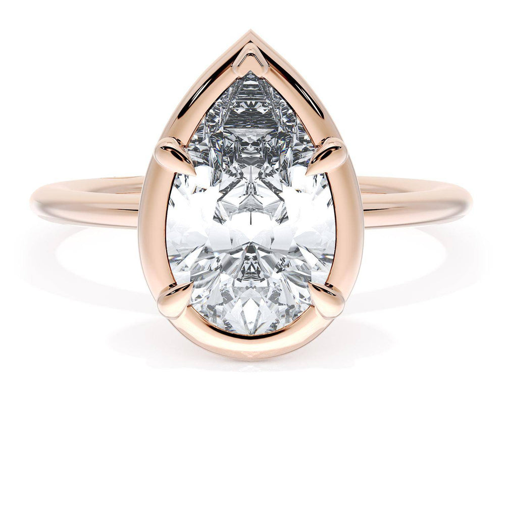 Pear Solitaire Engagement Ring