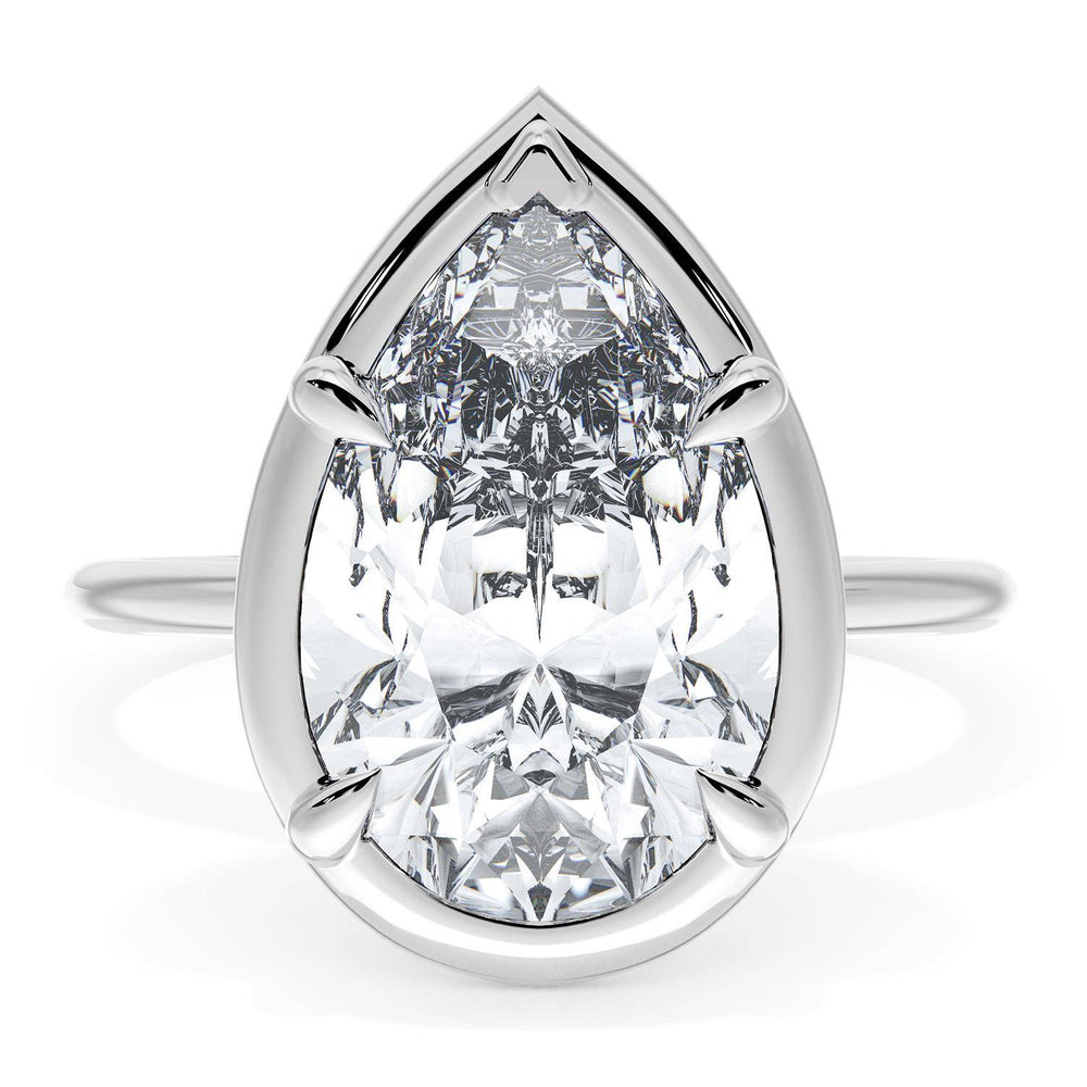 Pear Solitaire Engagement Ring