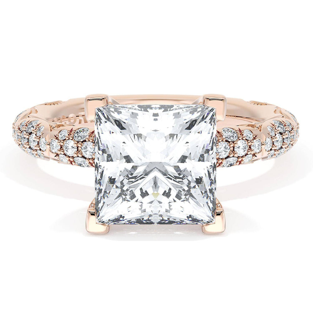 Princess Bloom Engagement Ring