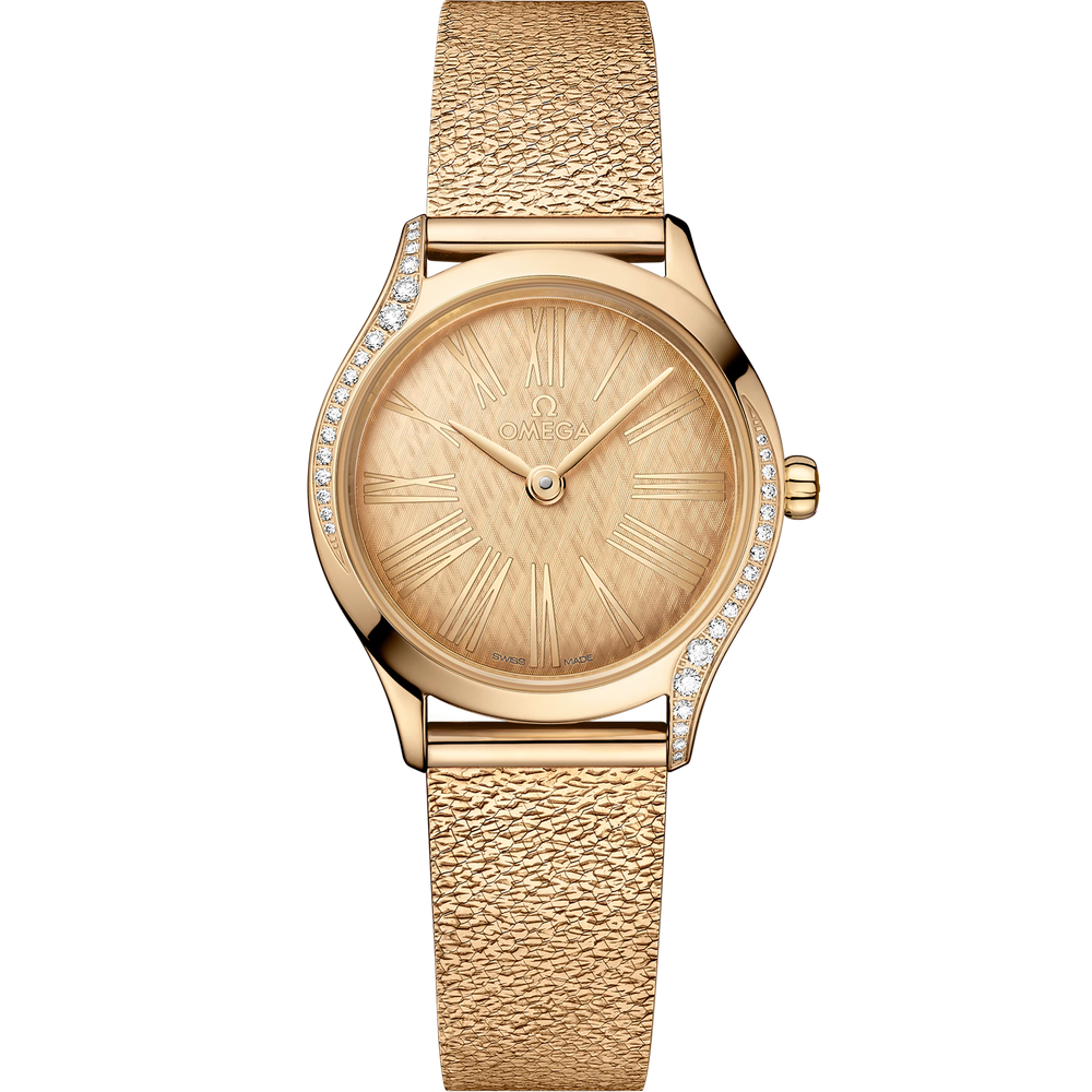 DE VILLE MINI TRÉSOR 26 MM, MOONSHINE™ GOLD ON MOONSHINE™ GOLD