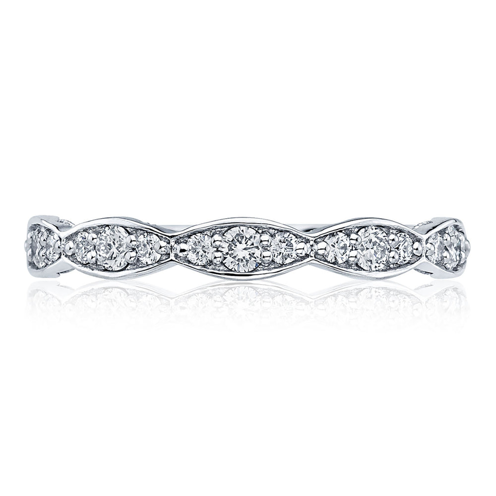 Marquise Design Wedding Band - 2.5mm