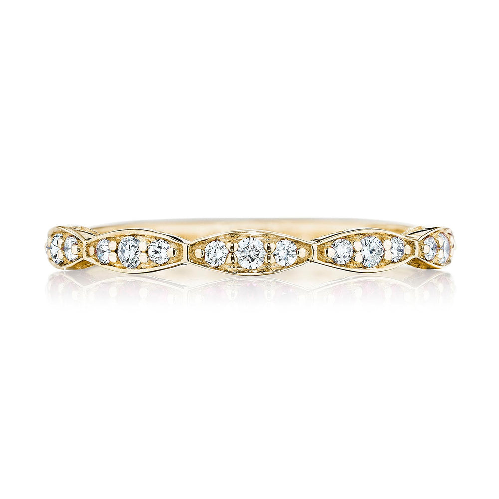 Marquise Design Wedding Band with Diamond