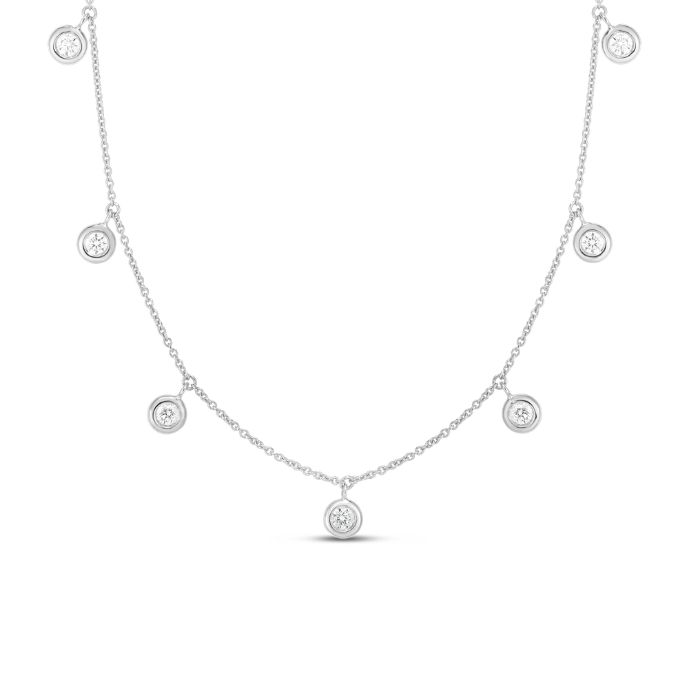 Diamonds By The Inch Dangling Seven Station Necklace