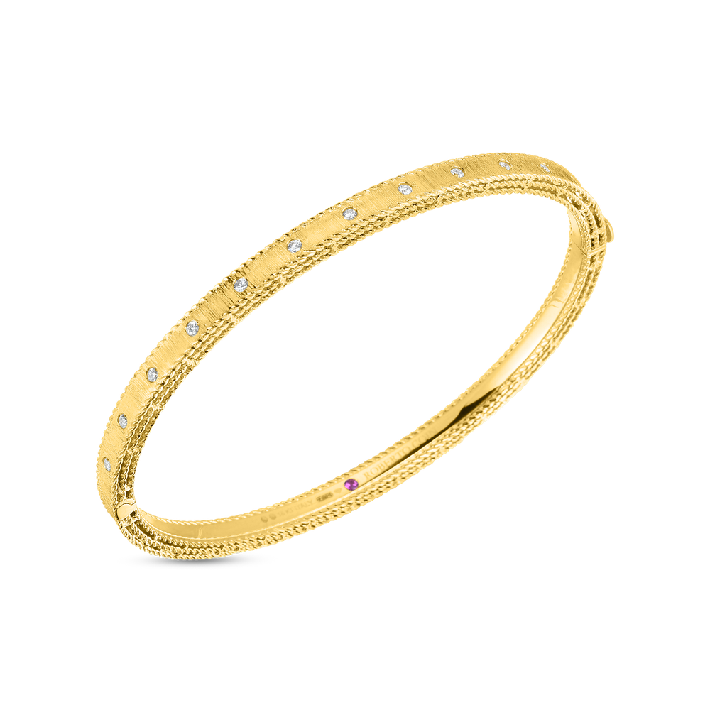 Princess Diamond Satin Bangle