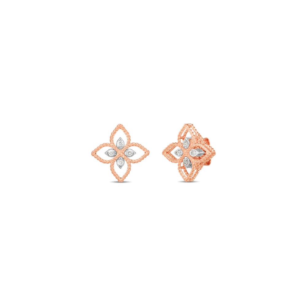 Principessa Small Diamond Stud Earrings