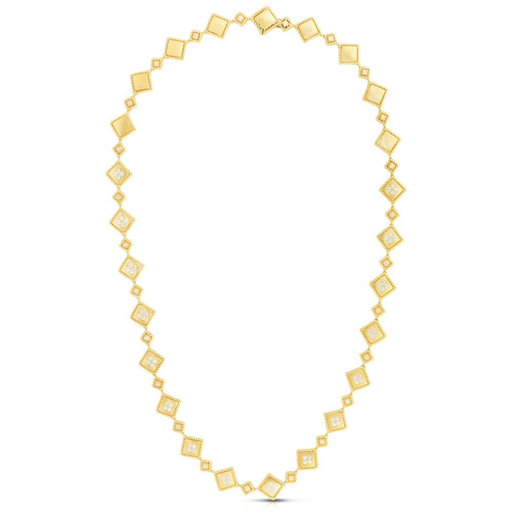Palazzo Ducale Diamond Accent Satin Collar