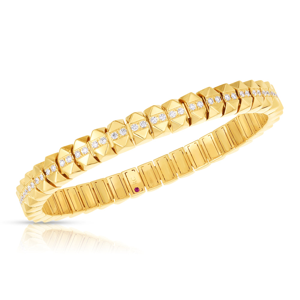 Obelisco Diamond Flexible Bangle