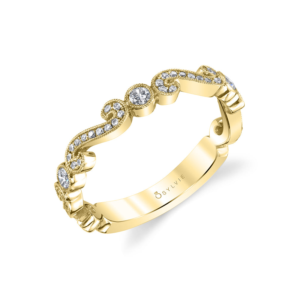 Sylvie Stackable Wedding Band