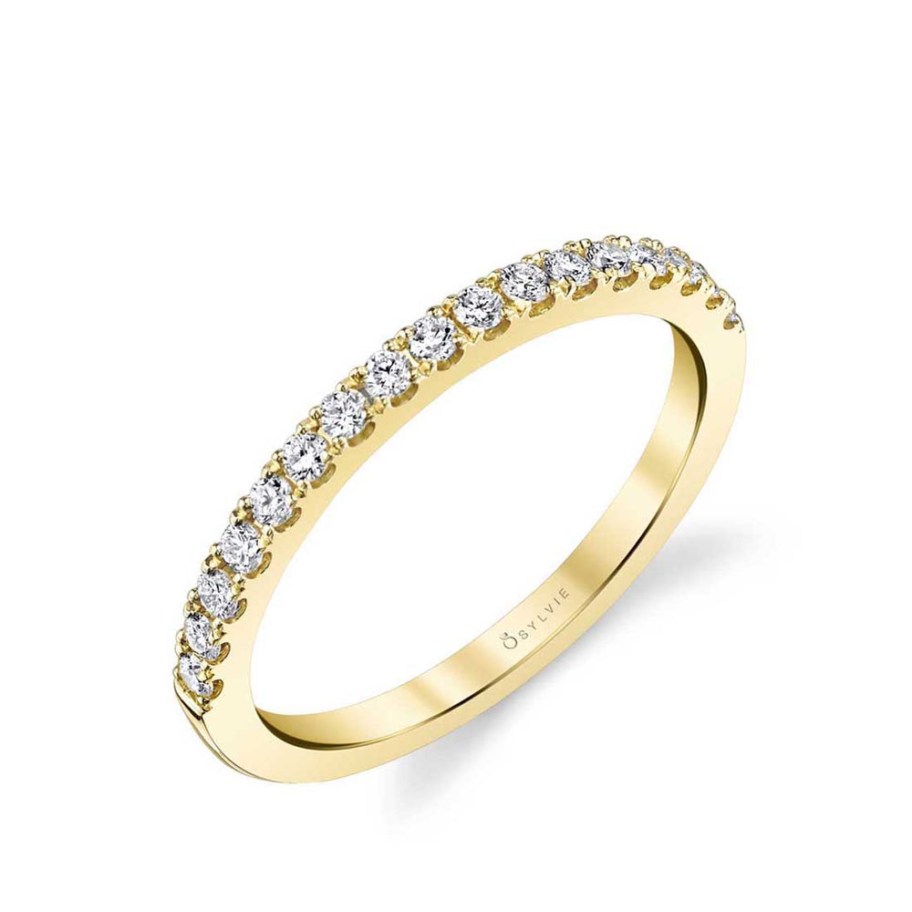 Sylvie Classic Diamond Wedding Band - Chantelle