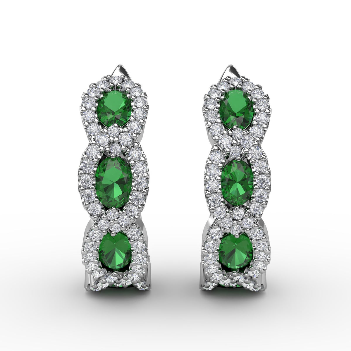 Curb Link Hoop Earrings