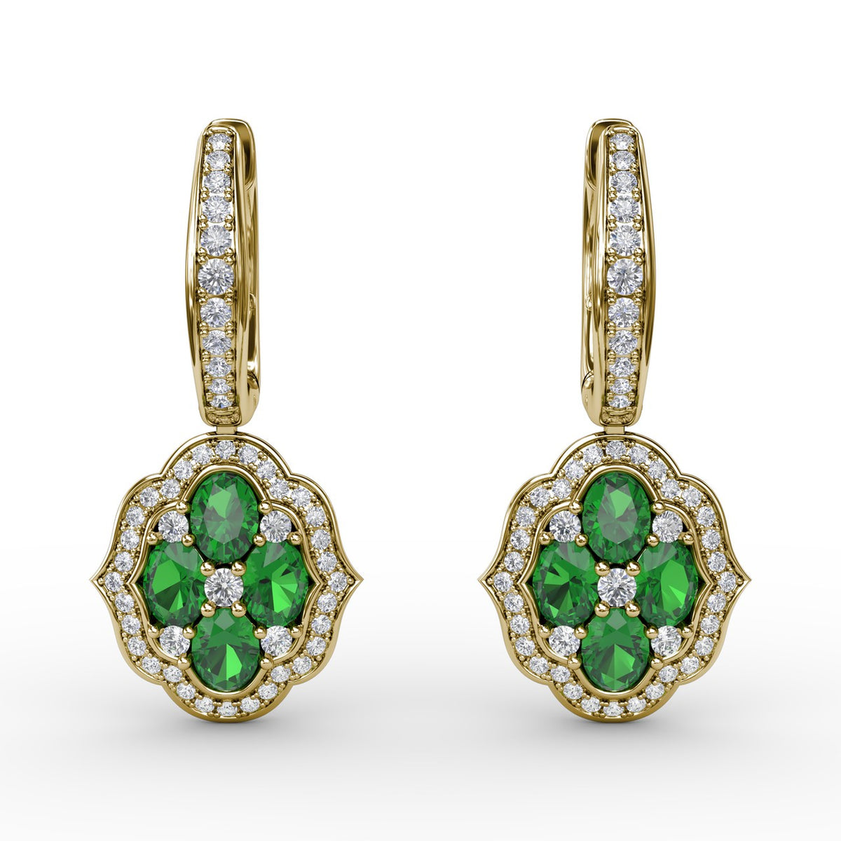 Victorian Style Dangle Earrings
