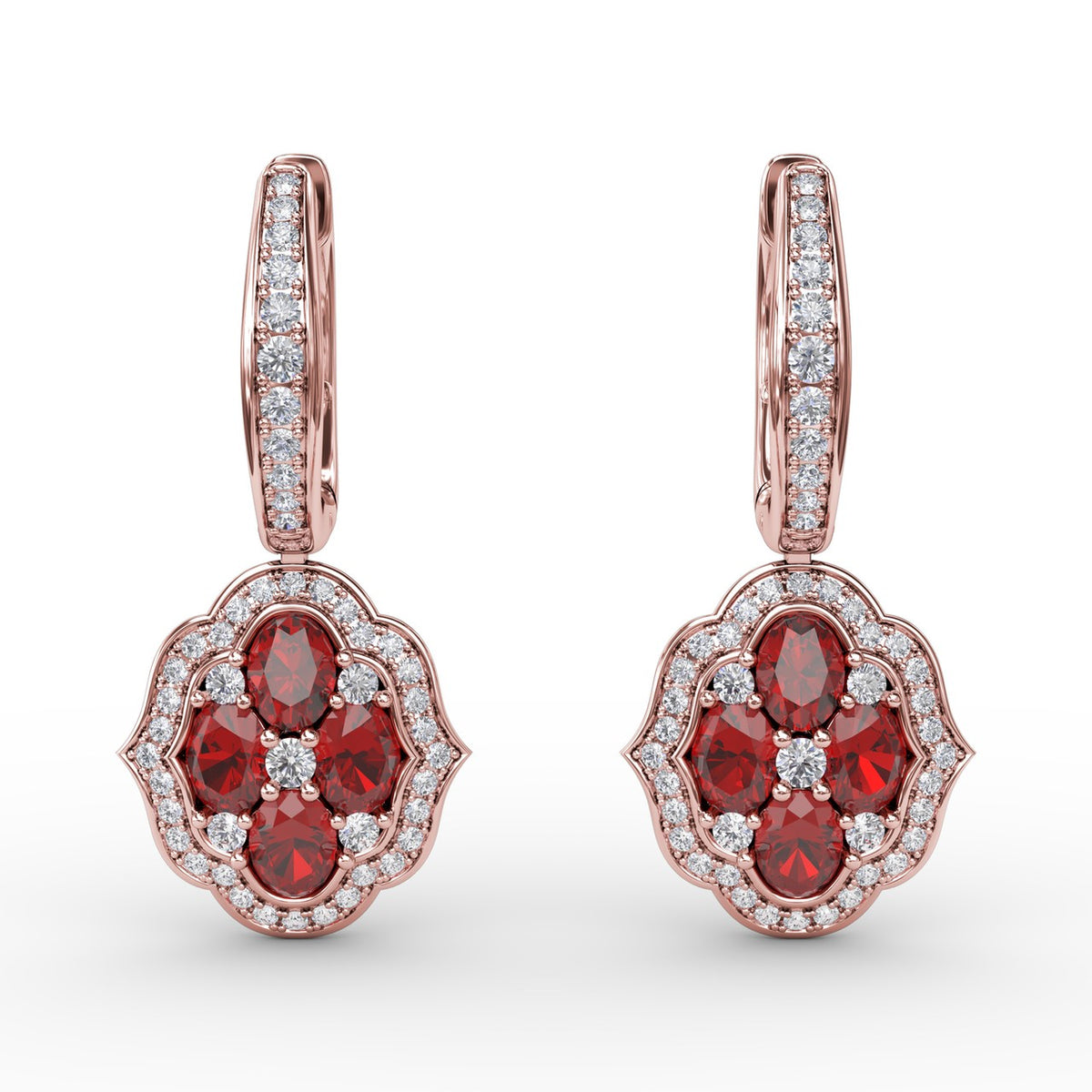 Victorian Style Dangle Earrings