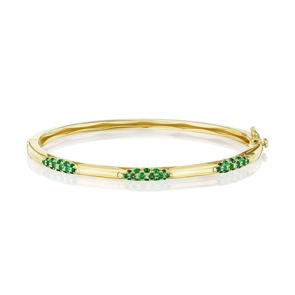 Bangle, Pulse Emerald, 3.25mm