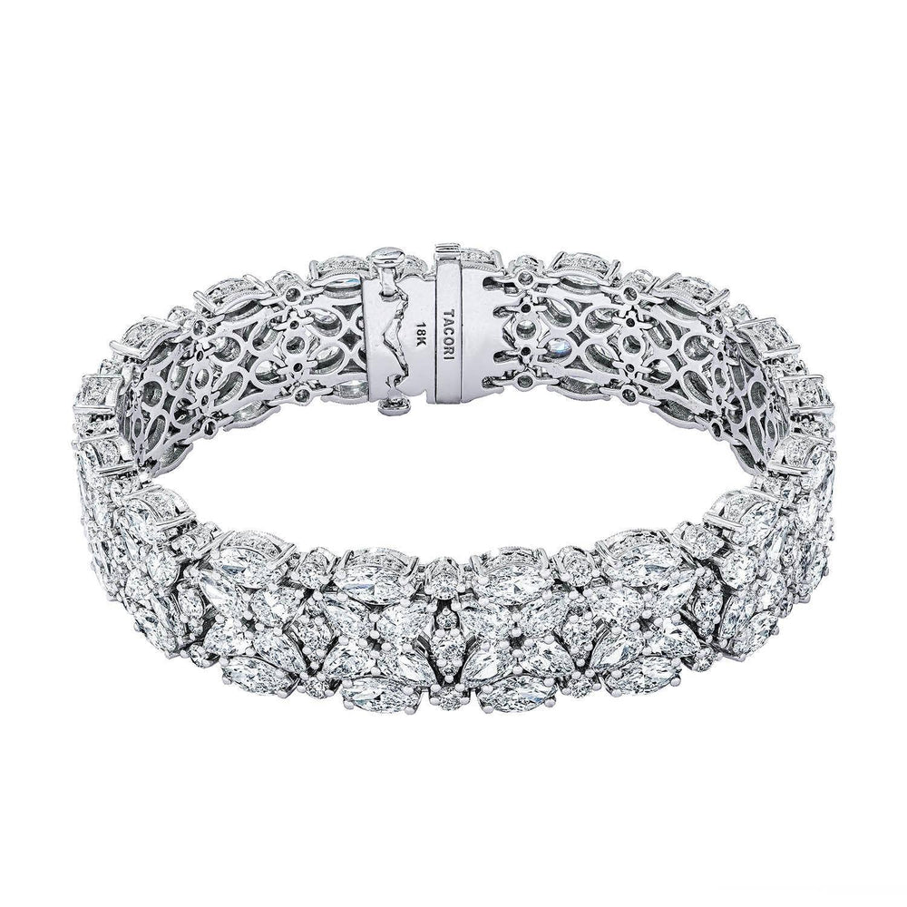Diamond Mosaic Bracelet, Pear & Marquise