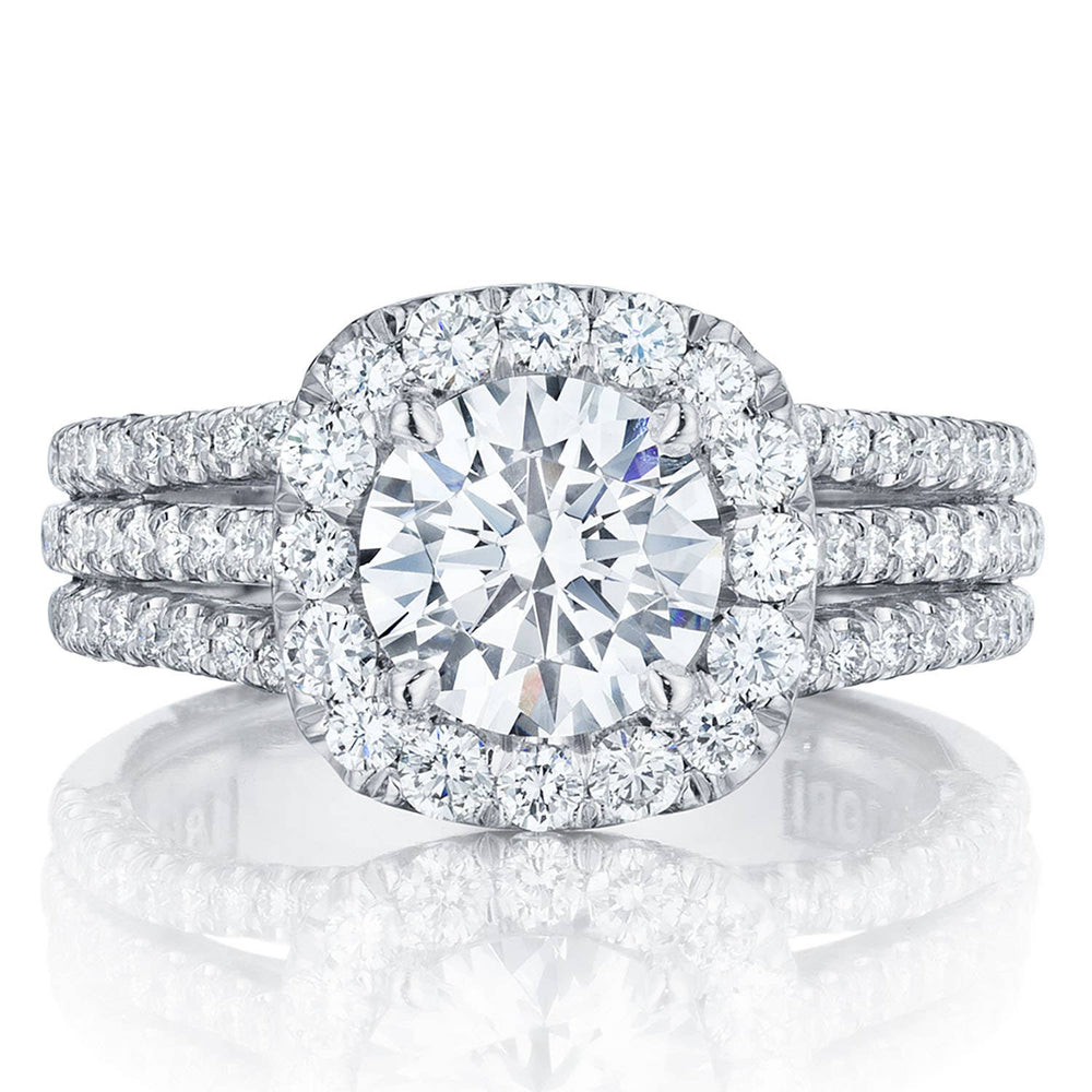 Round Bloom Engagement Ring