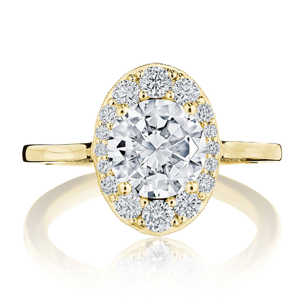 Round Bloom Engagement Ring