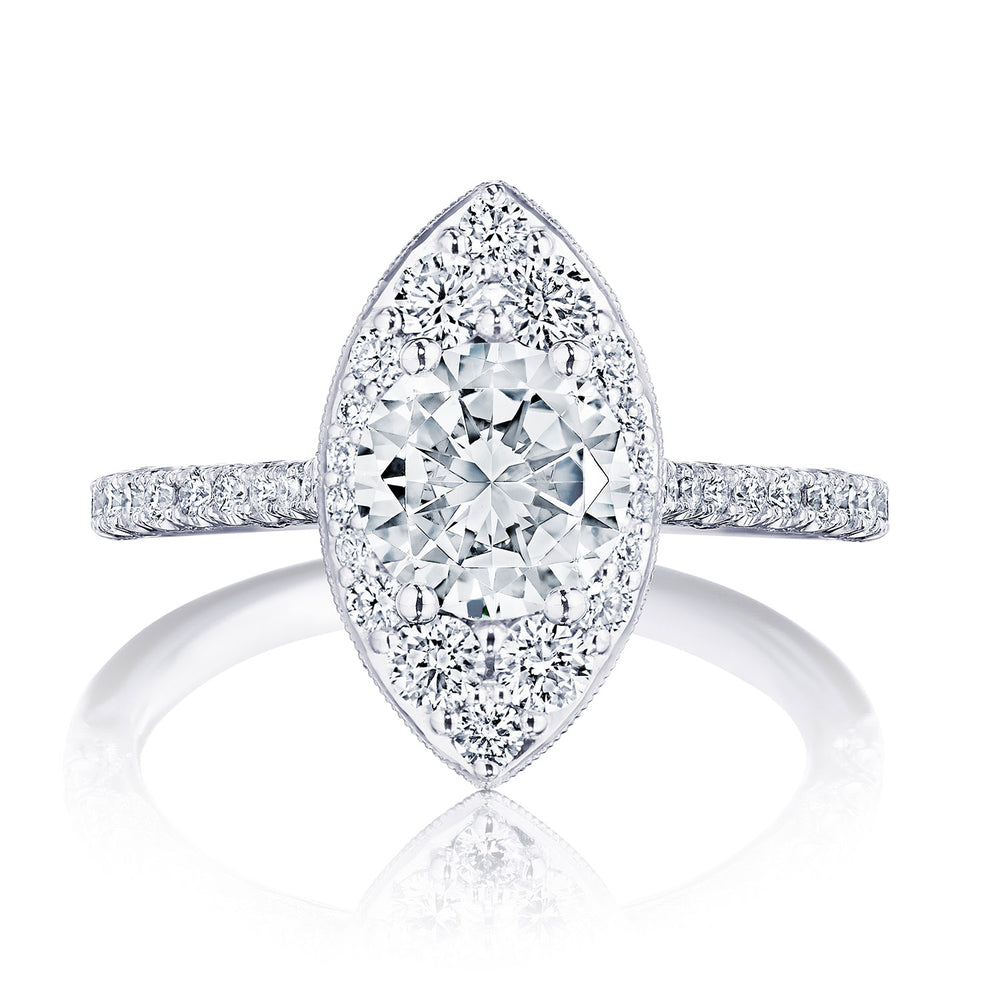 Round Bloom Engagement Ring
