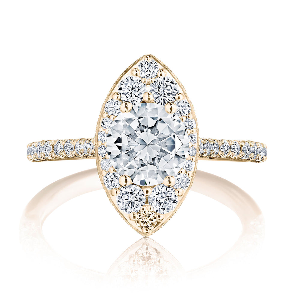 Round Bloom Engagement Ring