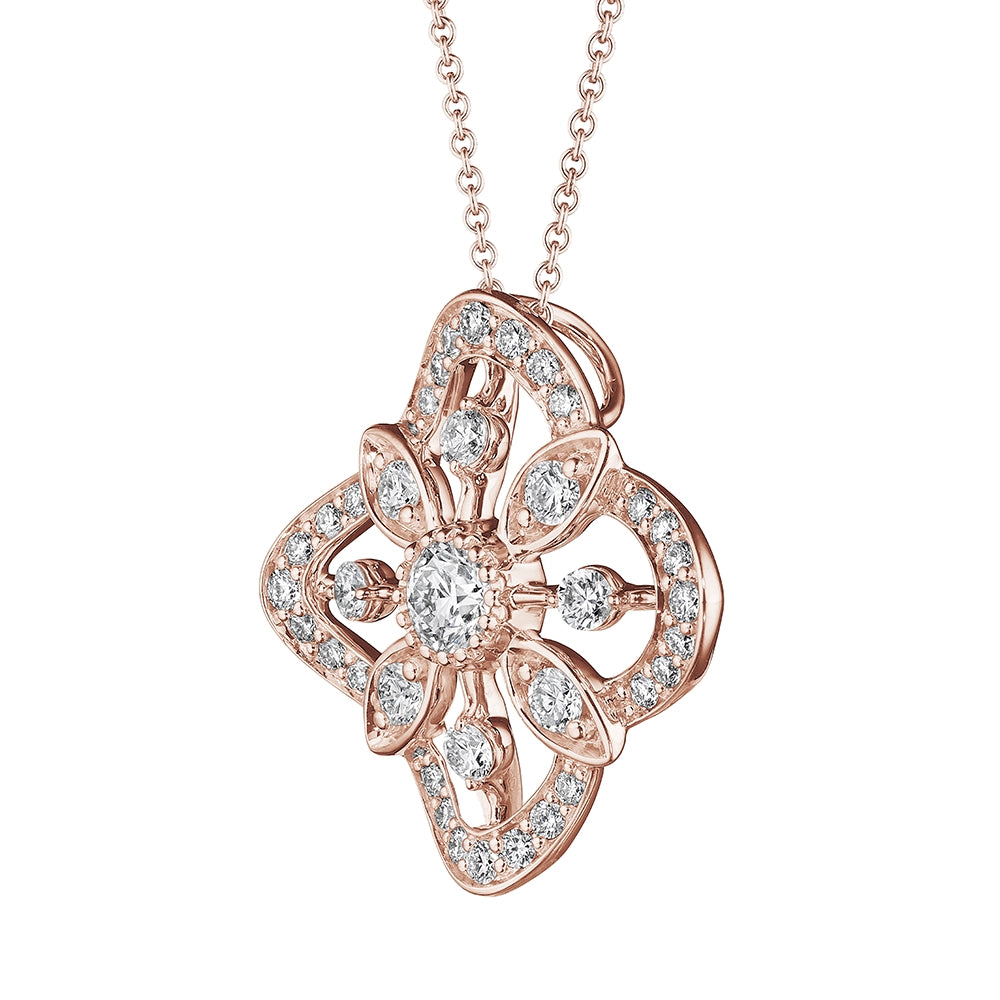 LARGE FIORE DIAMOND PENDANT