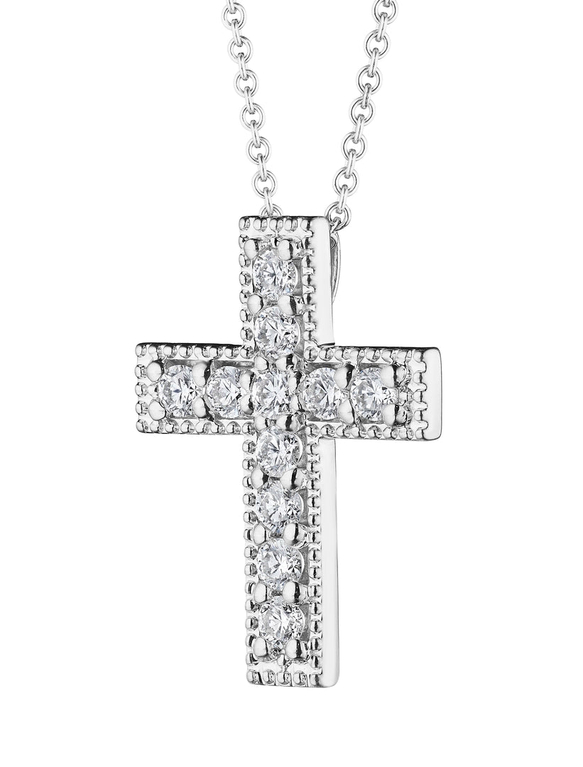 MEDIUM DIAMOND BOX CROSS