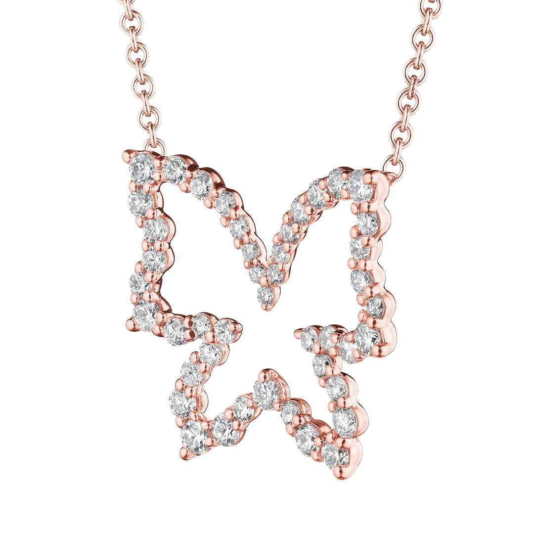 DIAMOND BUTTERFLY PENDANT