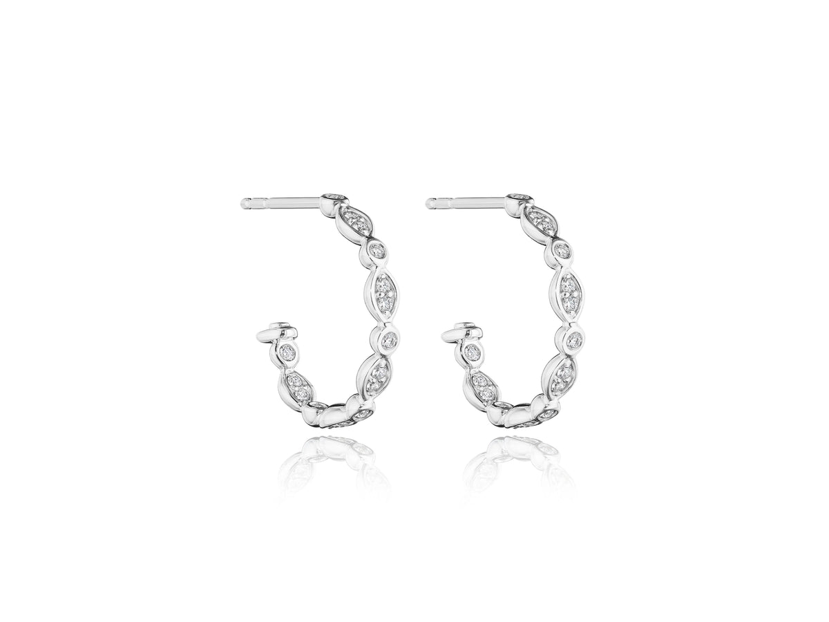 18MM NOBILITY DIAMOND HOOP