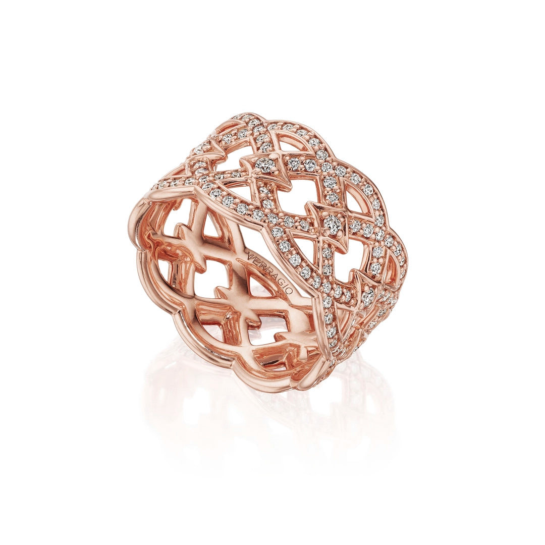 BELLE RING WITH DIAMONDS