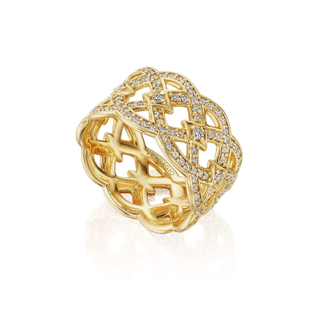 BELLE RING WITH DIAMONDS