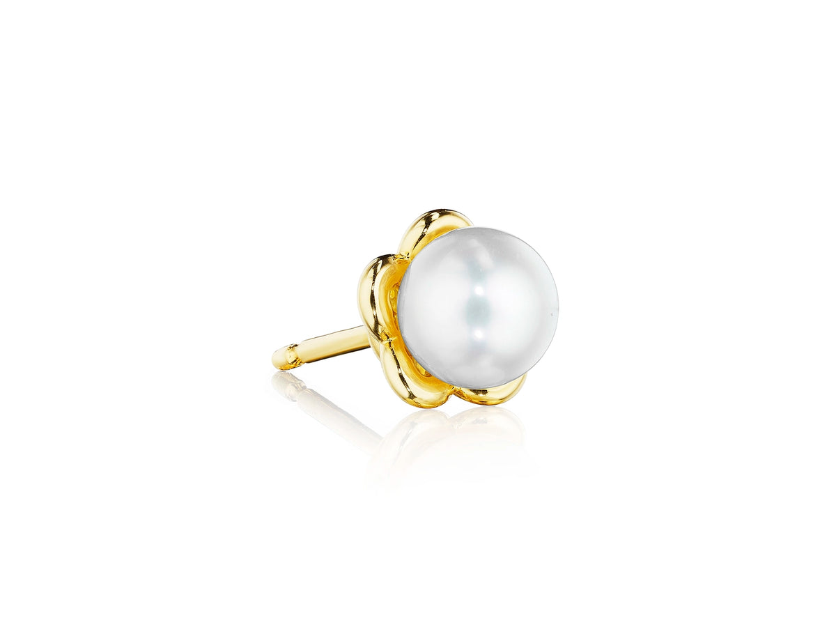 PETITE TIARA PEARL STUD