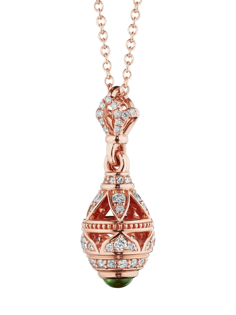 BEAD 4 DIAMOND & AMETHYST PENDANT