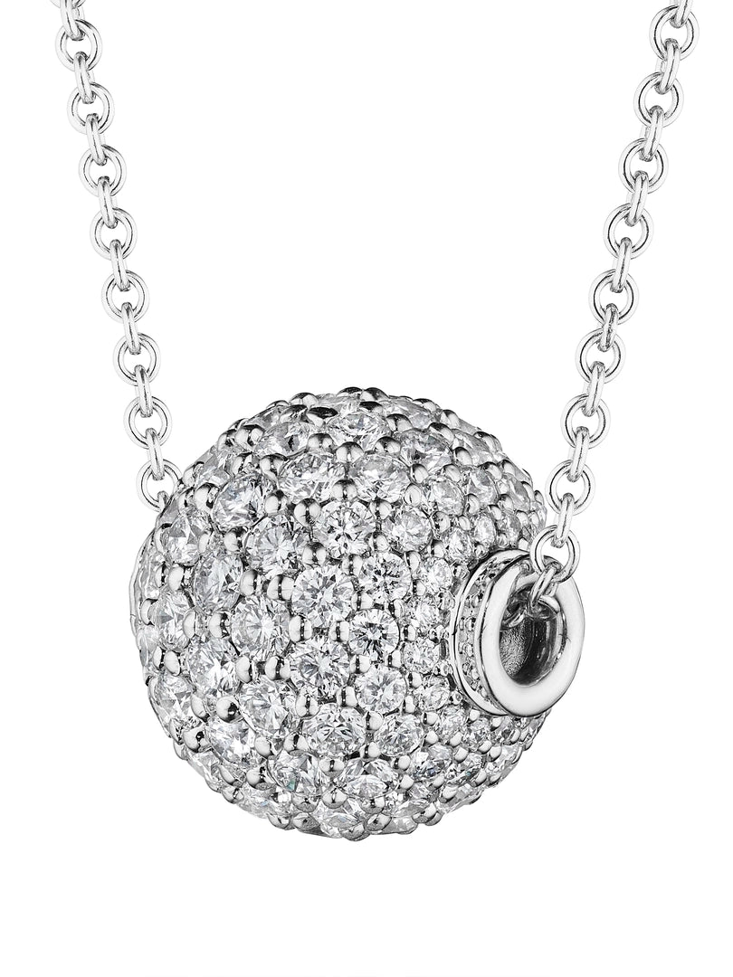 DIAMOND DISCO BEAD PENDANT