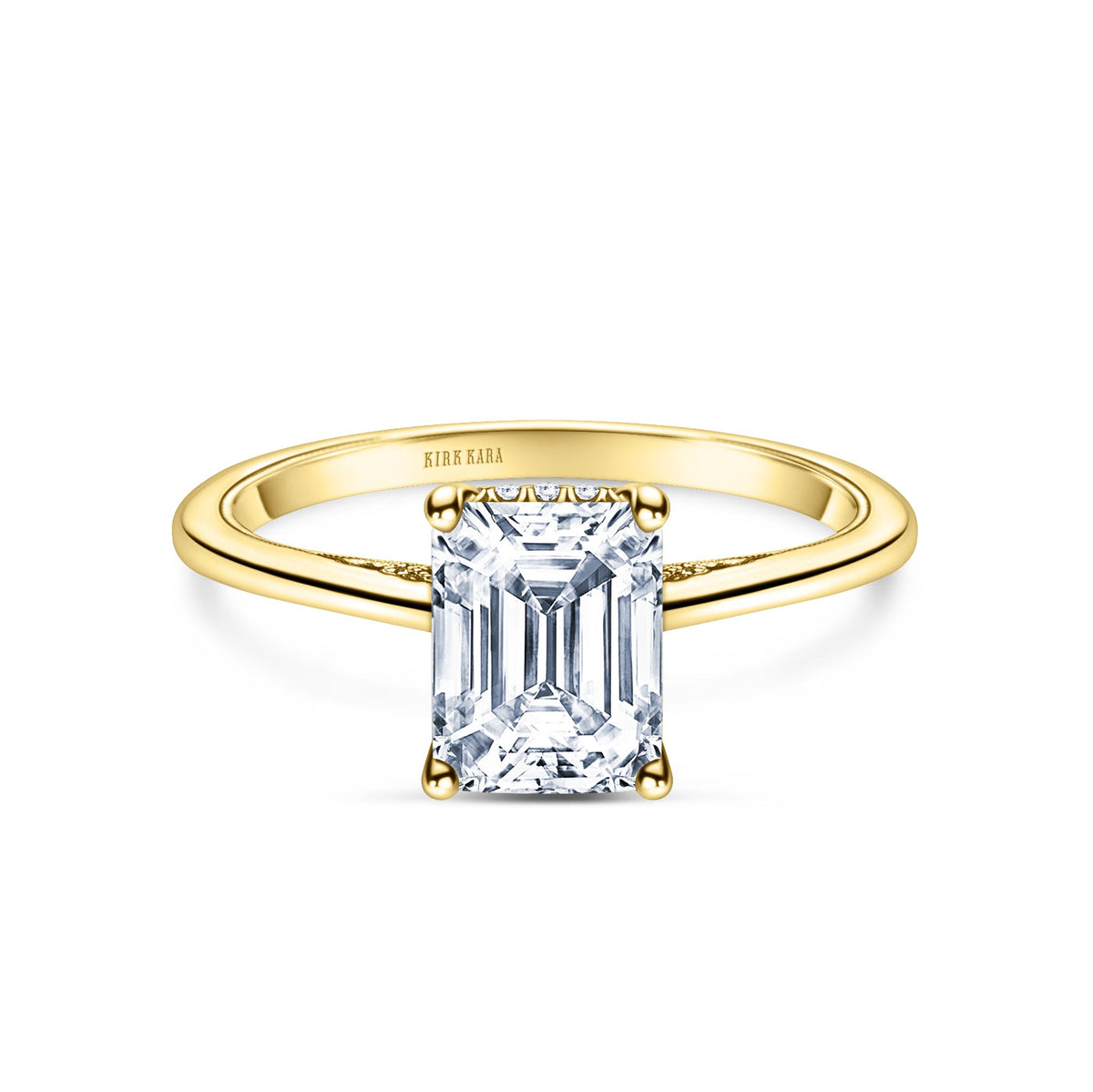 Hidden Halo Classic Solitaire Engagement Ring
