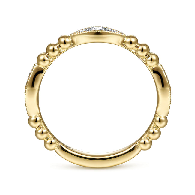 14K Yellow Gold Bujukan Marquise Pave Diamond Ring
Diamond Ring