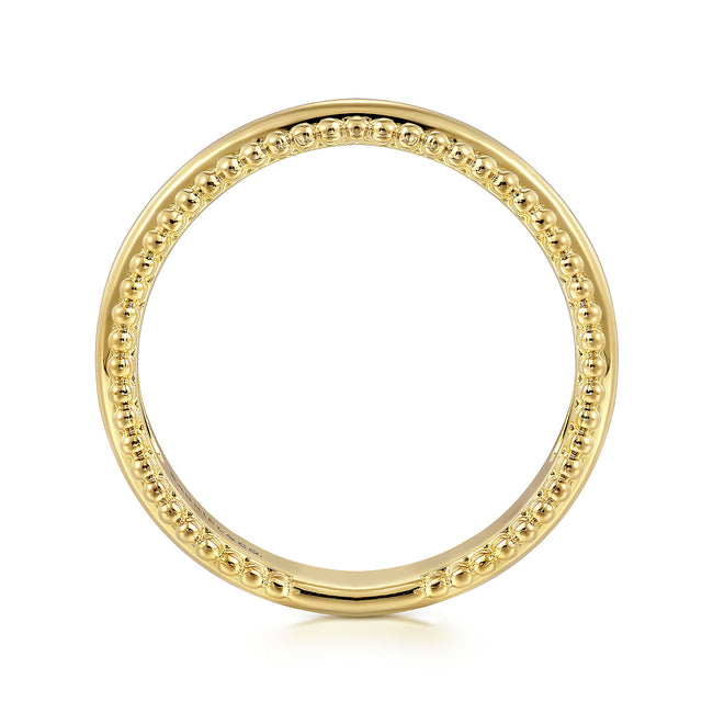 14K Yellow Gold Bujukan Stackable Ring