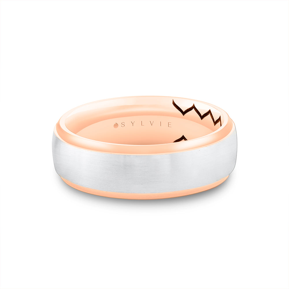 Sylvie Shell Ascend Two Tone Brushed Men's Band - Parker
