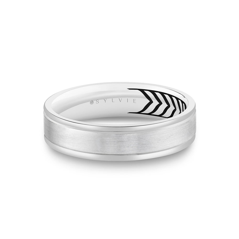 Sylvie Shell Apex Two Tone Brushed Men's Band - Julian