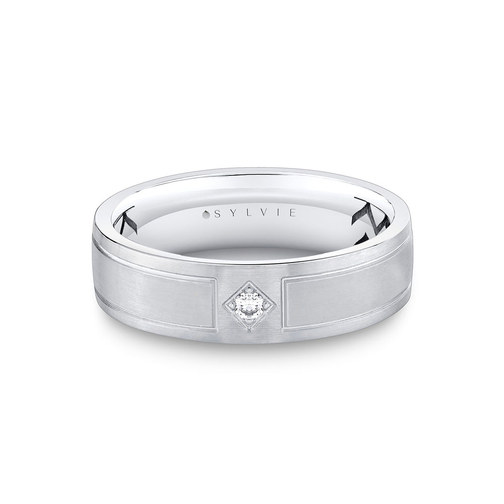 Sylvie Shell Ascend Two Tone Brushed Men's Band - Finn