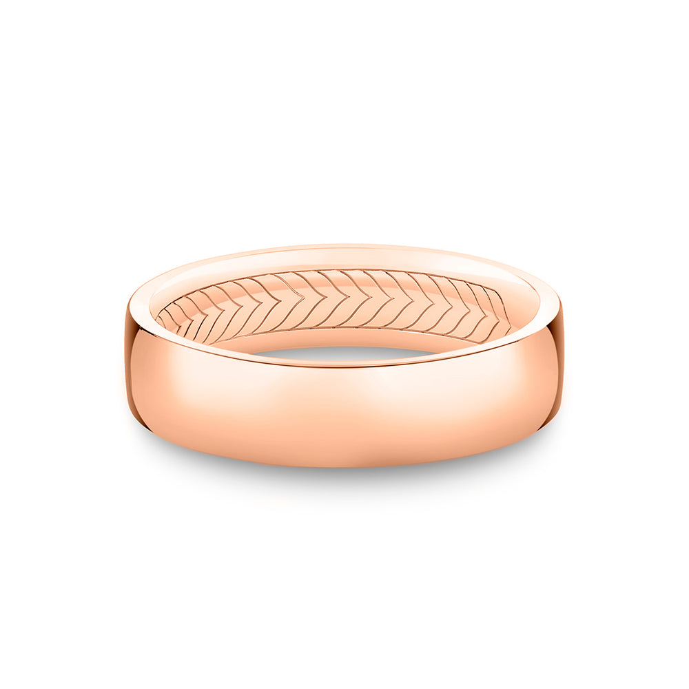 Sylvie Shell Apex Polished Men's Band - Tate